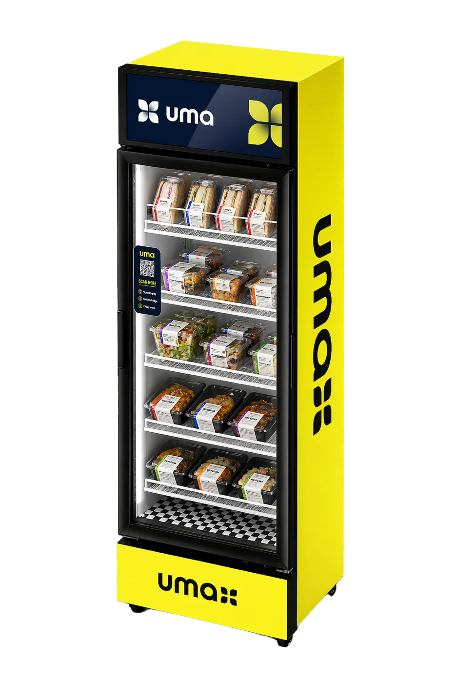 UmaBox stocked with fresh meals